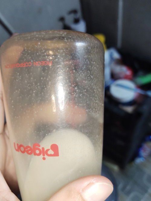 มีบ้านไหนชงนมแล้วเป็นแบบนี้บ้างไหมค่ะ