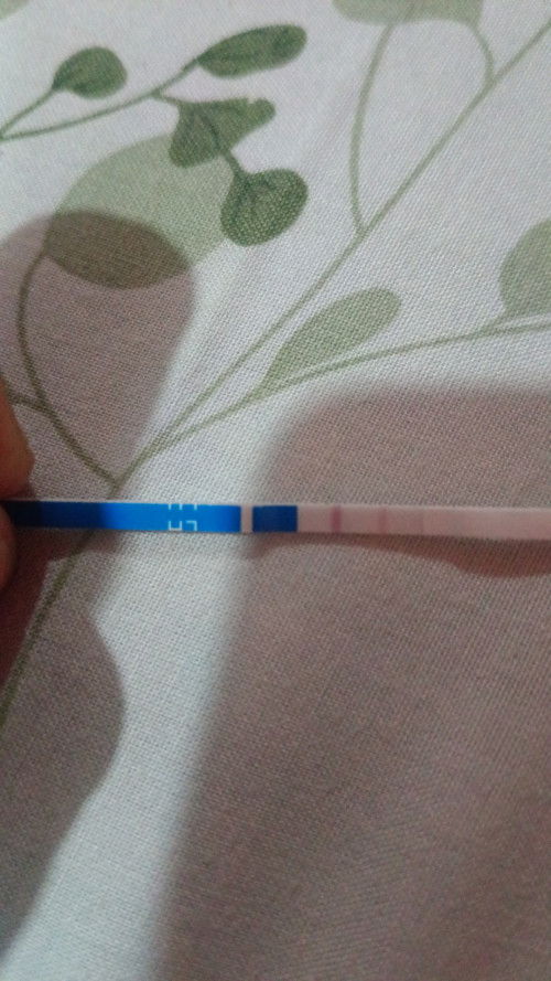 Masih ragu deng hasilnya karna terakhir haid tgl 26 otb