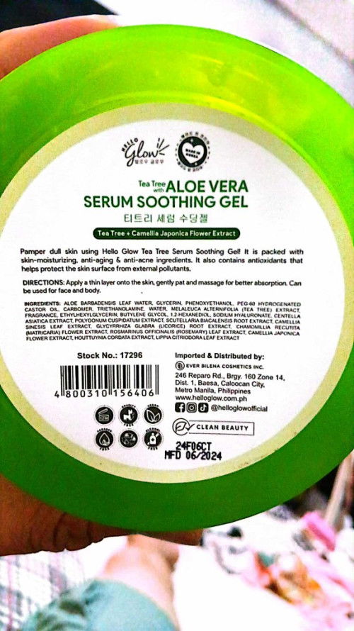 Aloe vera soothing gel