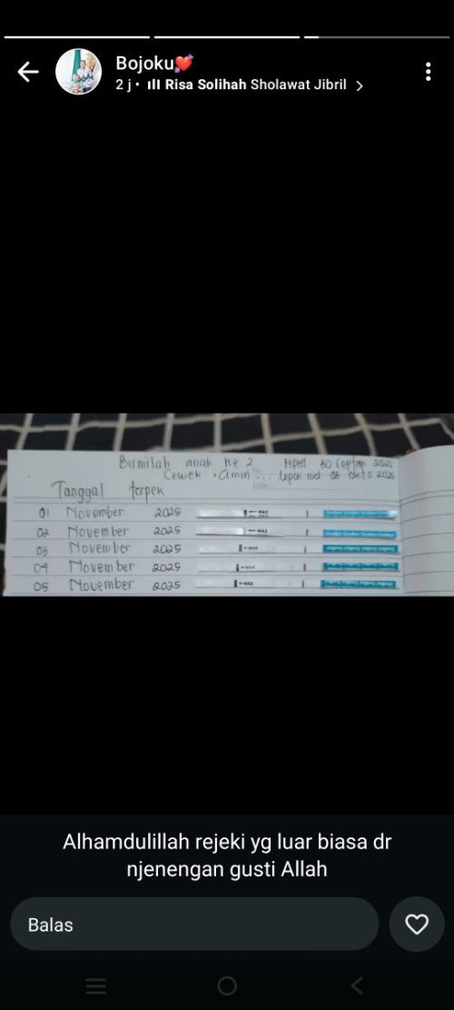 Udah di nyatakan hamil belum Bun,kalau samar??