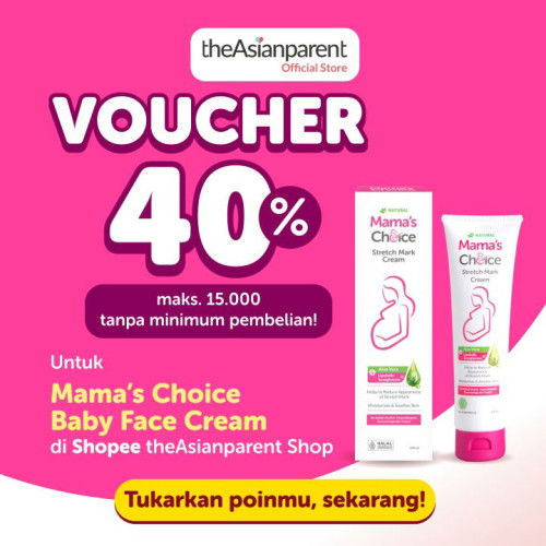 Voucher 40% untuk Mama’s Choice Stretch Mark Cream! 😍