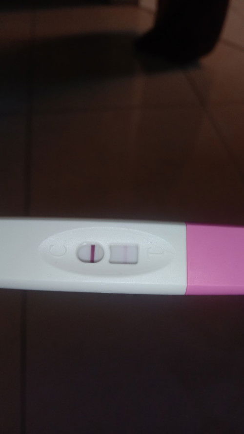 Udah tespek 2 kali hasilnya sama,garis 2 (1 jelas 1 lagi samar) tapi Perut nyeri kaya mau menstruasi