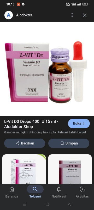 Cara pemberian vit d3