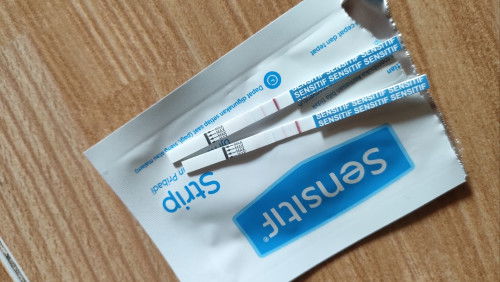 Haid terahir antara 27/28 aku lupa 😁 udah usg ternyata baru penebalan dinding rahim, tgl 17 usg lg