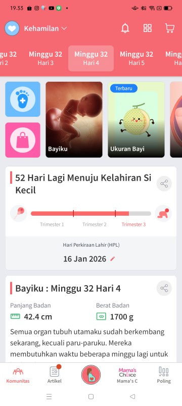 Perkiraan usia kehamilan