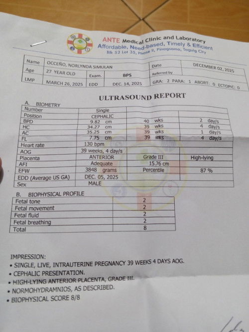 40 weeks pregnant (boy) 2nd baby