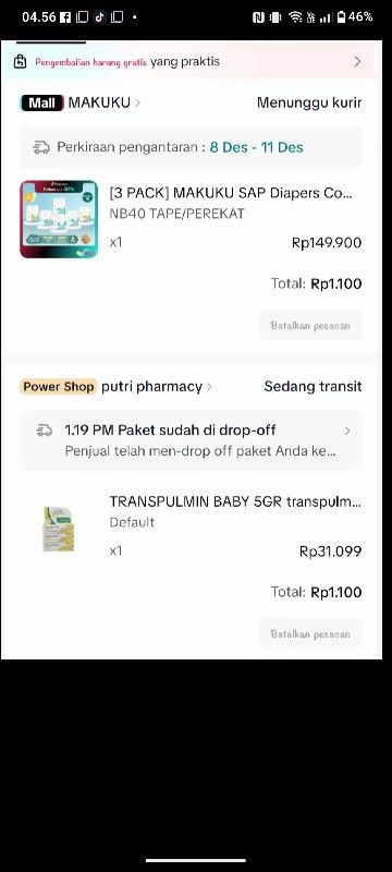 sharing belanja rp100 di tiktok