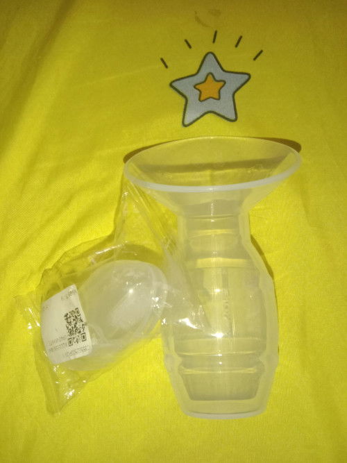 Silicone Breast Pump and Silicone tongue cleanser for baby