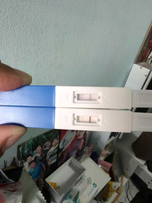 ตรวจการตั้งครรภ์ขีดที่ 2 ขึ้นจางๆ