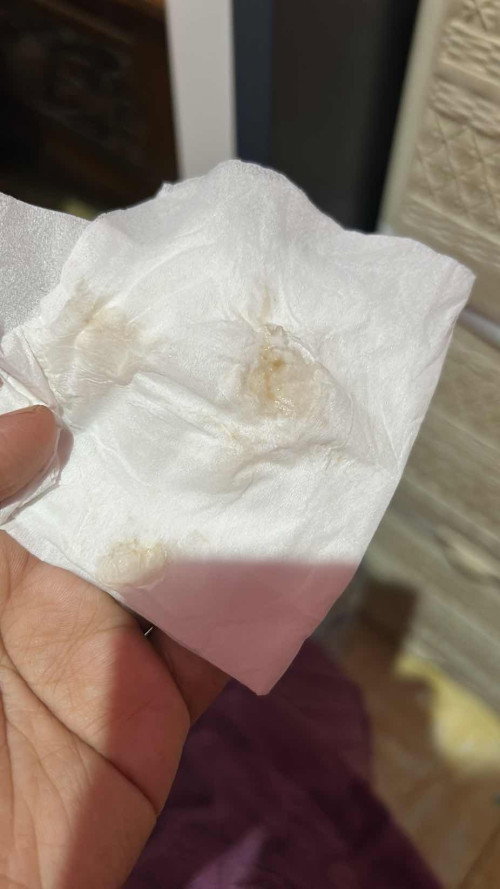 Keputihan warna coklat muda