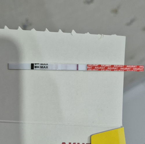 Tespek 2garis samar lalu hilang