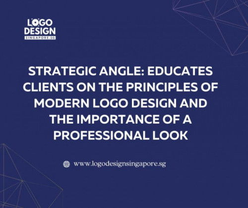 Strategic Angle: Educates clients on the principles of modern logo design and the importance of a pr
