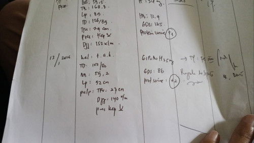 HAMIL PERTAMA USIA KANDUNGAN 35 W. CEK LAB