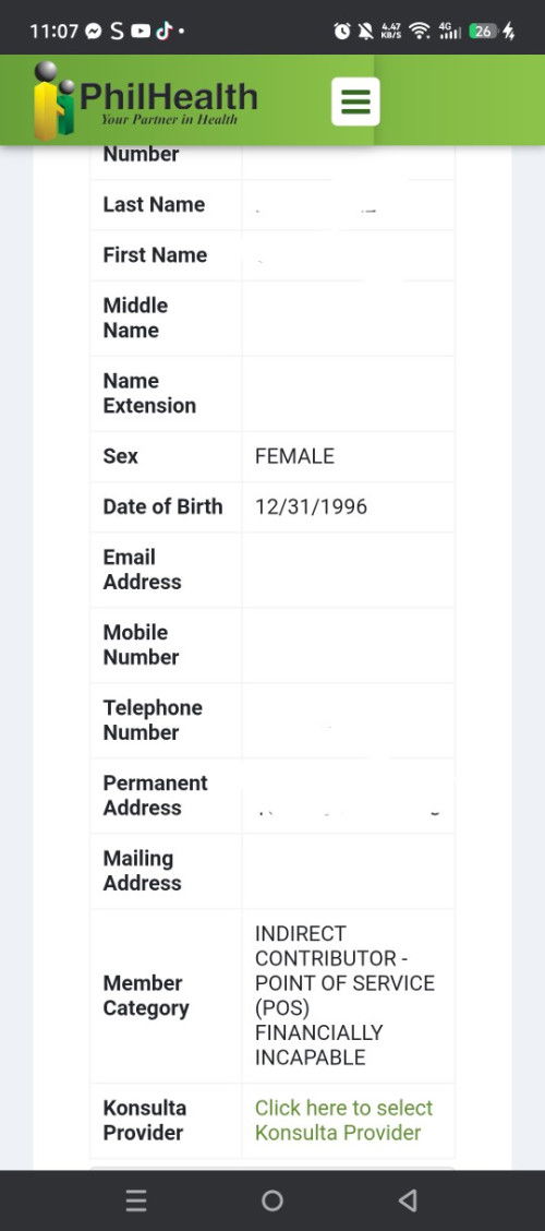Indigent Philhealth