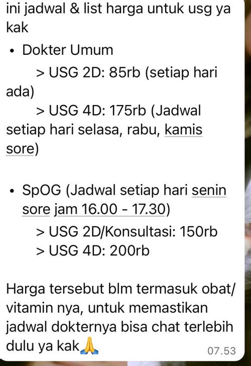 USG dr obgyn atau dr biasa?