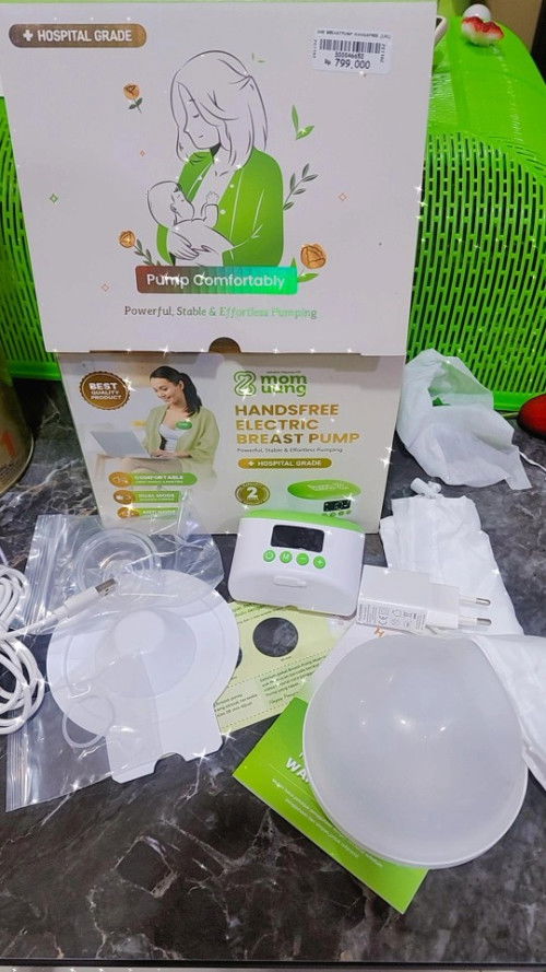 🔥 LIKE NEW! Handsfree Electric Breast Pump Mom Uung – Jarang Pakai 🔥
Buat para busui yang cari pom