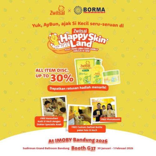 👶🎉 Event Wajib Bumil & Parents! Zwitsal Happy Skin Land 💛