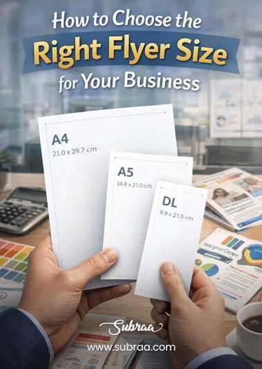 How to Choose the Right Flyer Size for Your Business — Subraa