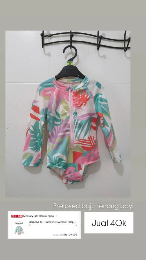 Preloved baju renang anak