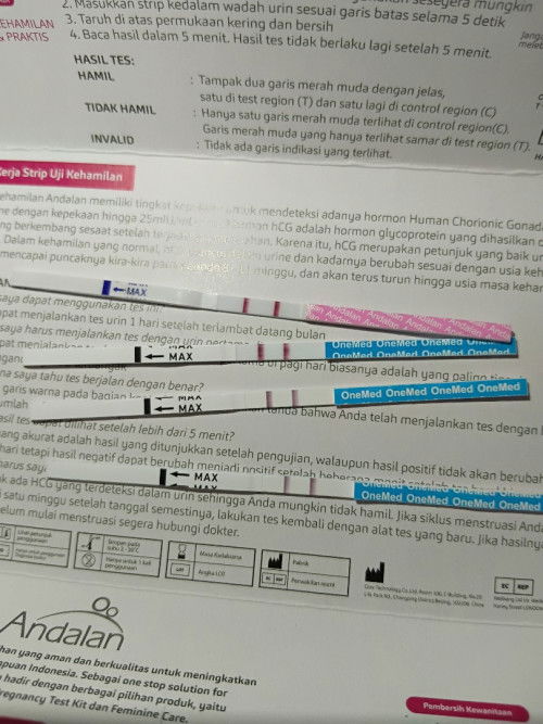 Haid terakhir 27 desember 2025 tgl 30 januari 2026 saya tes jam 10,jam 8mlm,5 subuh
