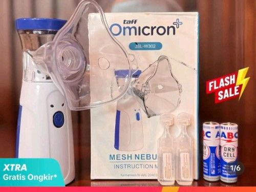 Mautanya berupa nebulizer