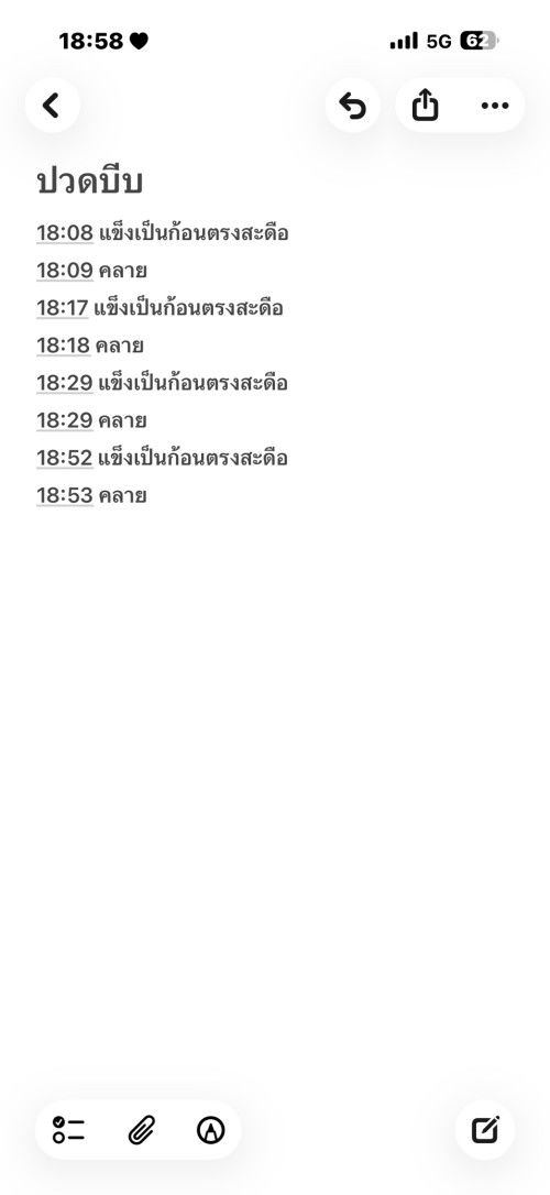 ท้องแข็งเป็นก้อนตรงใต้สดือ