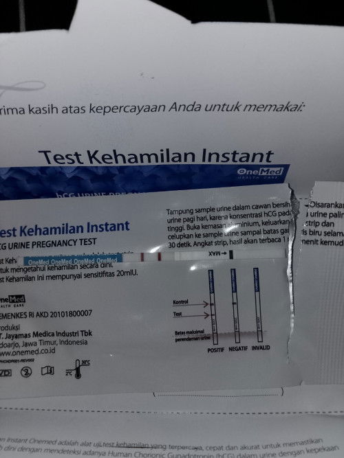 Hpht 7 januari menikah 8 januari sekarang udah garis 2 gimana ya bunda²?