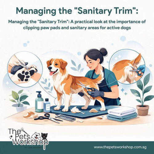 Managing the “Sanitary Trim”: A practical look at the importance of clipping paw pads and sanitary a