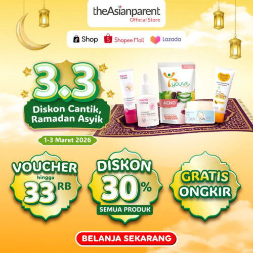 Flash Sale 3.3! 🚀 Belanja Kebutuhan Si Kecil Lebih Hemat