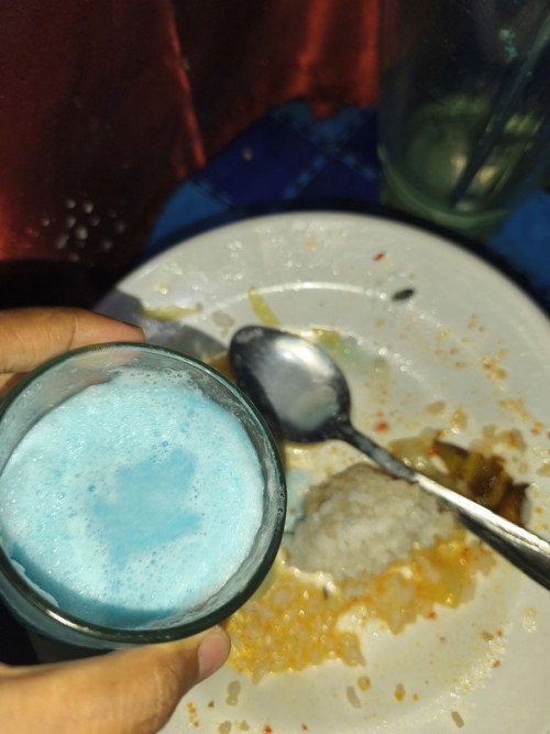 Aman gak ya baru nyeruput pop Ice nya, dan sadar ada tak cicak 😭🤮