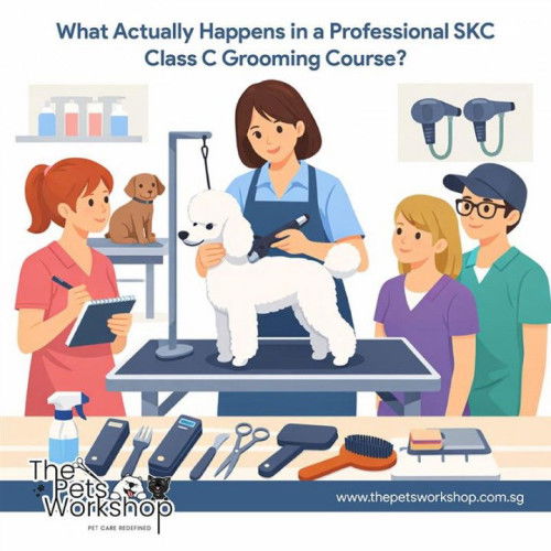 What Actually Happens in a Professional SKC Class C Grooming Course?-The Pets Workshop