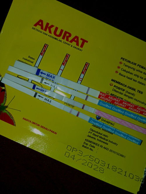 Alhamdulillah setelah menunggu tebal juga garisnya