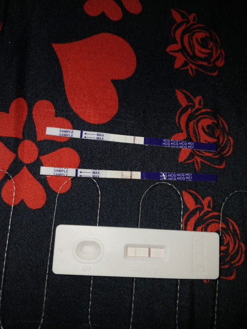 แบบนี้ท้องชัวร์ใช่ไหมคะ พอดีประจำเดือนมาล่าสุดวันที่26มกราคมค่ะ เราเลยลองตรวจฉี่ไม่กี่วันมานี่ค่ะ