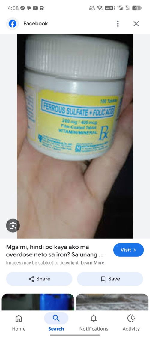 Ferrous sulfate+folic acid