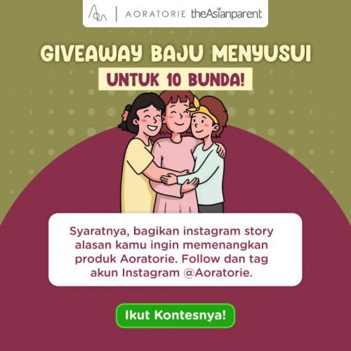 🎁 GRATIS baju menyusui?! Buruan, cuma buat 10 bunda! 👀