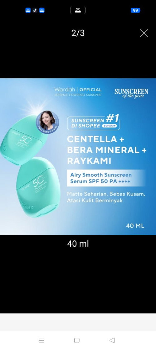 bun sunscreen wardah airy smooth ini aman ga yah buat bumil