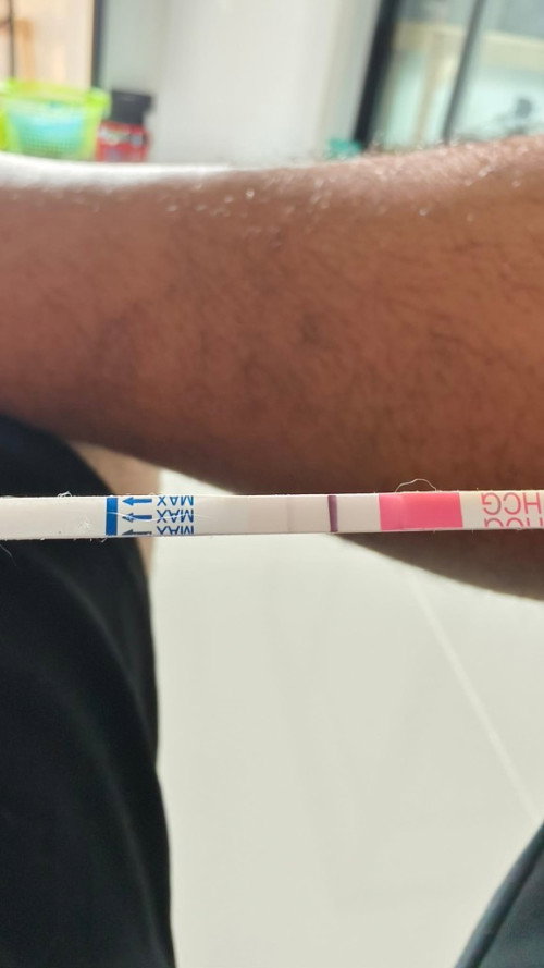 ตรวจท้องขึ้นขีดจางๆ