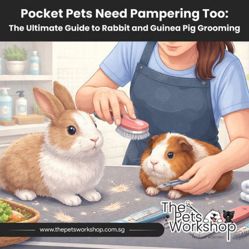 Pocket Pets Need Pampering Too: The Ultimate Guide to Rabbit and Guinea Pig Grooming-The Pets Worksh