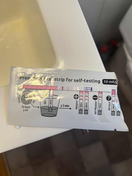 อัปเดตผลตรวจวันนี้ค่ะ 2 ขีดมาแล้ว