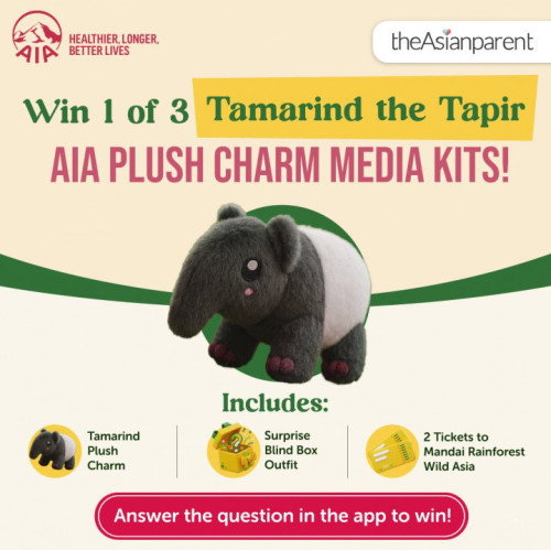 Win an Exclusive Tamarind the Tapir AIA Plush Charm Media Kit!