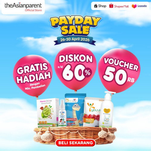 🎉 PAYDAY SALE HEBOH! Diskon 60% + Voucher 50RB 😱 Buruan Moms!