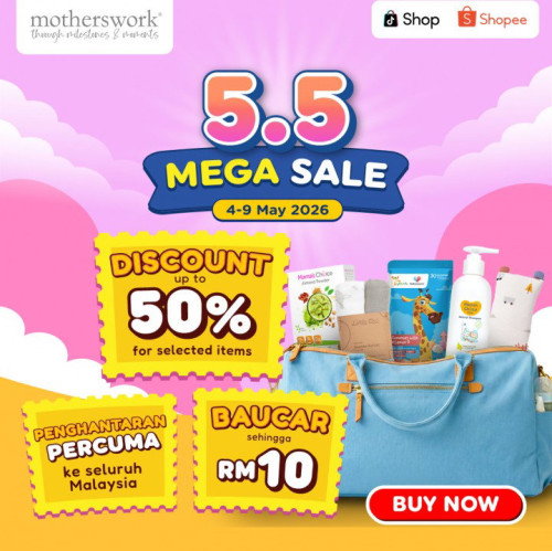 💥 5.5 Mega Sale (4–9 Mei 2026)