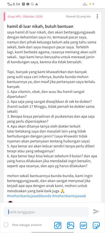 ini saya yang sebelumnya, kekhawatiran beda agama