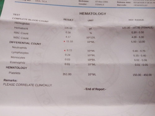 Tanong ko lng po kung ano po ibig svhn nito,, nag pa blood test po kz aq,,, kung buntis aq