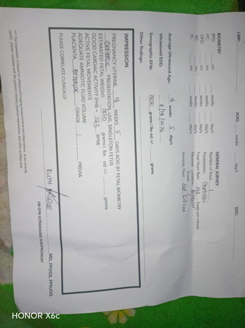 Baka po may marunong magbasa ng ganitong result ng ultrasound, ano po kaya ibig sabhin nyan. Thanks