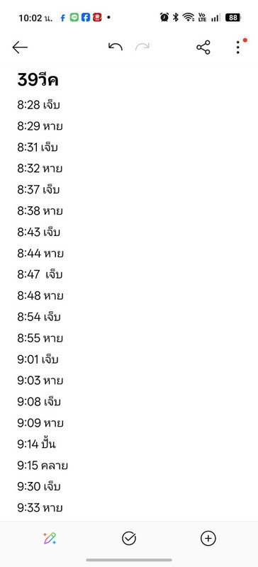 39วีคไม่มีมูก