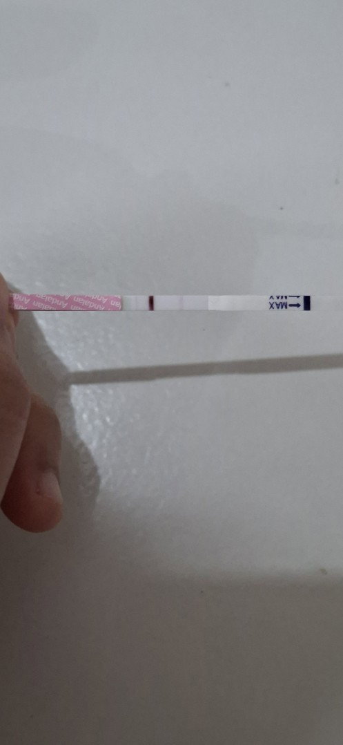 Bagaimana agar mengetahui hasil tespack yang seperti ini? Apakah hasilnya negatif atau positif?
