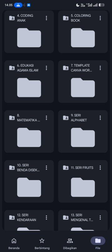 Worksheet untuk Si Kecil