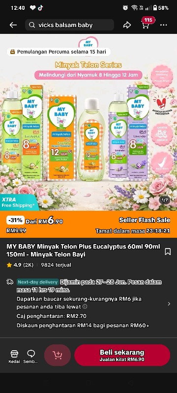 minyak telon baby