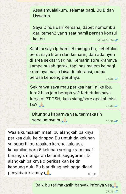 Kram perut dan nyeri di area vagina